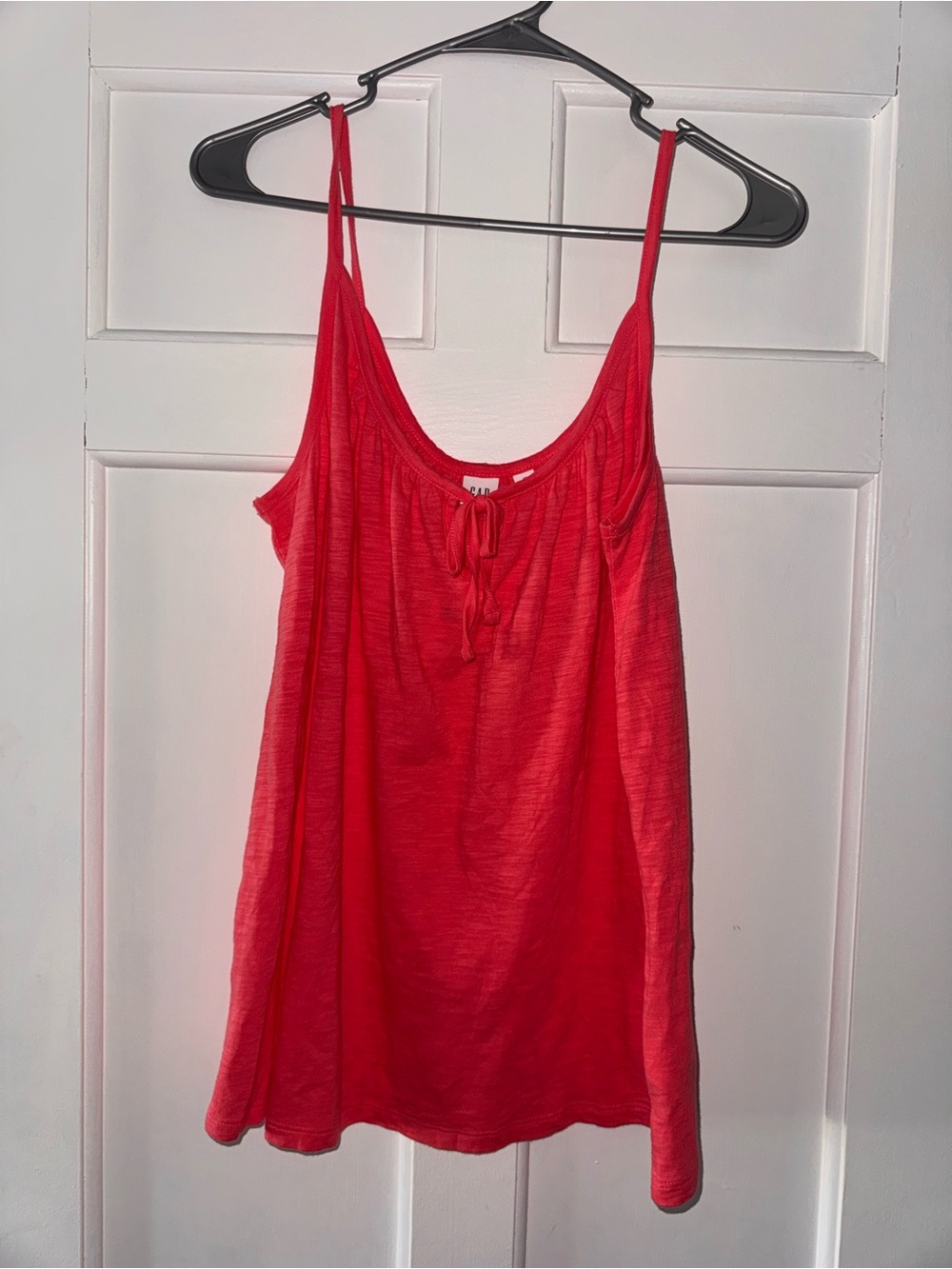 Gap Red Sleeveless Tie-Front Women's Tank Top